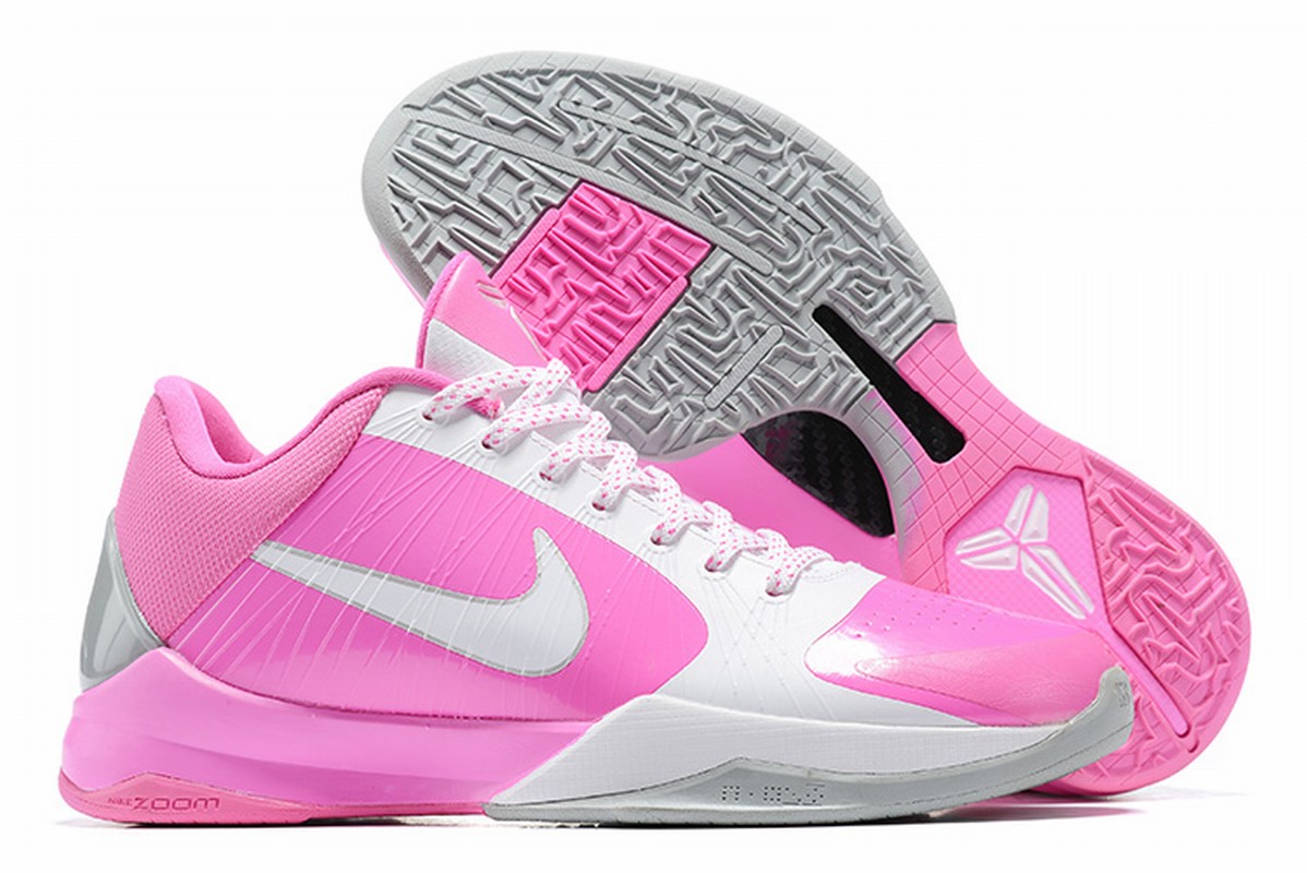 Nike Kobe 5 Men Shoes Pink White